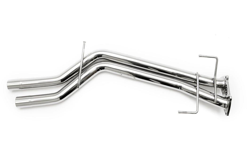 Fabspeed Secondary Catbypass Pipes (Cayenne V6 Turbo 957) - Flat 6 Motorsports - Porsche Aftermarket Specialists 