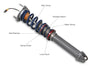 Elephant Racing Coilover Sleeve Conversion Kit - Rear (981 Cayman/Boxster)