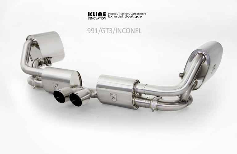 Kline Innovation Valvetronic Exhaust System (991 GT3) - Flat 6 Motorsports - Porsche Aftermarket Specialists 