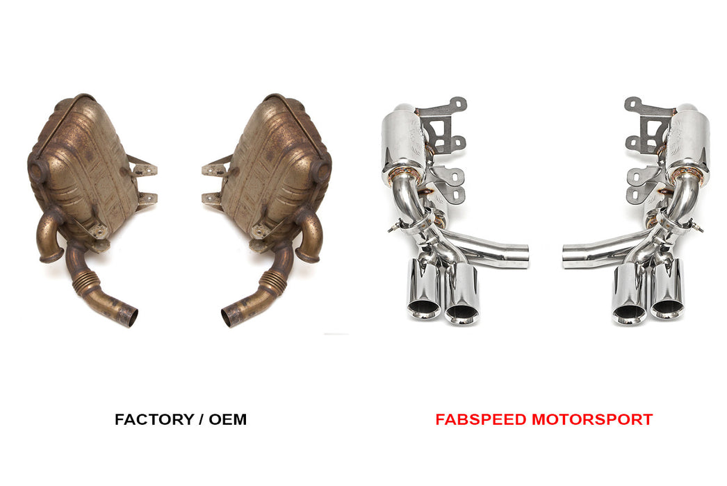 Fabspeed Supercup Exhaust System (996 Carrera / GT3) - Flat 6 Motorsports - Porsche Aftermarket Specialists 