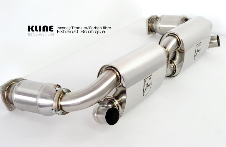 Kline Innovation Exhaust System (996 Turbo) - Flat 6 Motorsports - Porsche Aftermarket Specialists 