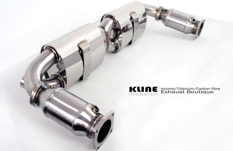 Kline Innovation Exhaust System (996 Turbo) - Flat 6 Motorsports - Porsche Aftermarket Specialists 