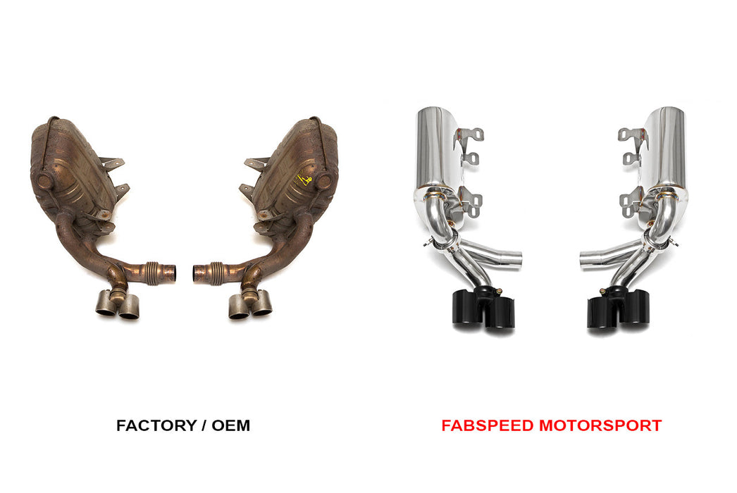 Fabspeed Maxflo Performance Exhaust System (997.1 Carrera) - Flat 6 Motorsports - Porsche Aftermarket Specialists 