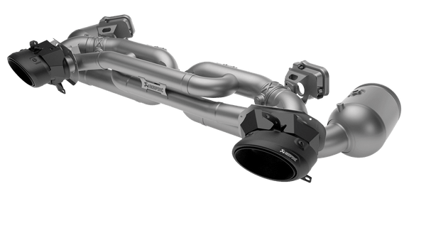 Akrapovic Titanium Slip-on Race Line Exhaust (992 Turbo) - Flat 6 Motorsports - Porsche Aftermarket Specialists 