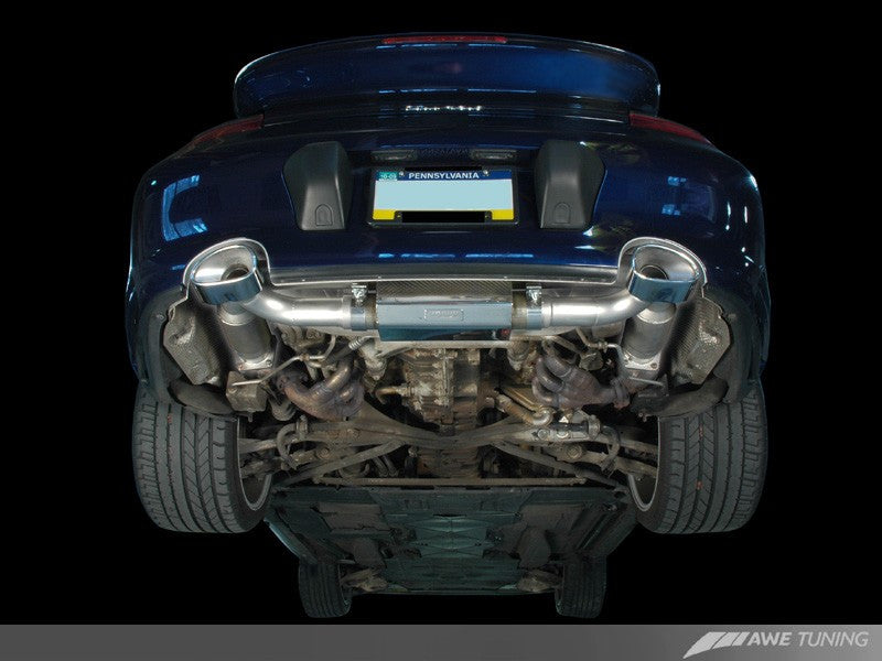 AWE Tuning Performance Exhaust System (996 Turbo) - Flat 6 Motorsports - Porsche Aftermarket Specialists 