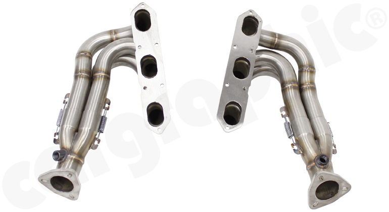 Cargraphic New Generation Long Tube Manifold Set - Decatted (Cayman / Boxster 987.1) - Flat 6 Motorsports - Porsche Aftermarket Specialists 