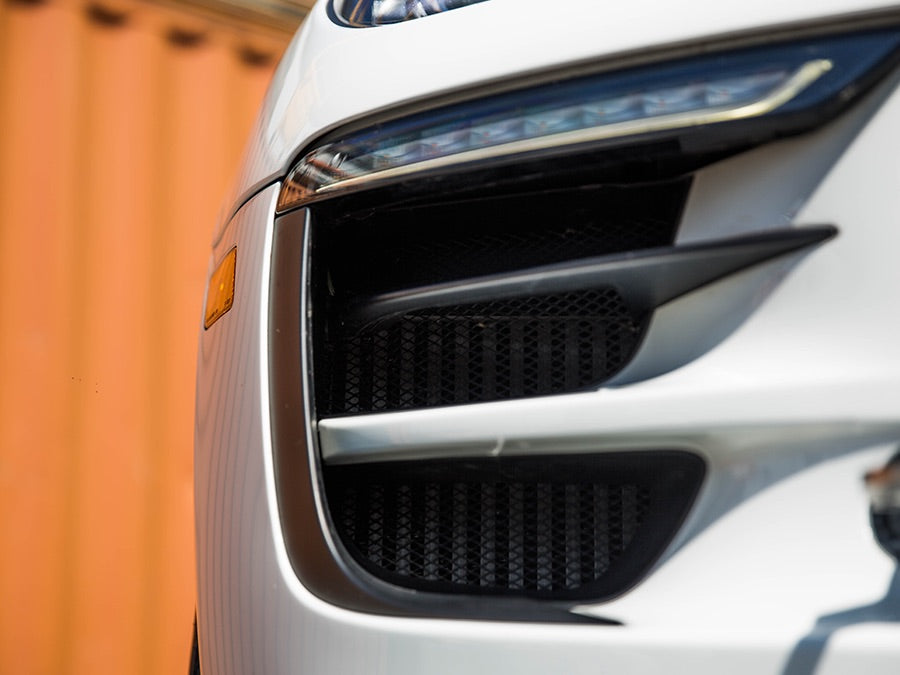 Race Car Radiator Protection Screen Rennline Radiator Protection Grill Screens (Macan)