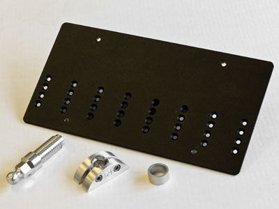 Rennline Tow Hook Receiver - Billet License Plate Mount (987)