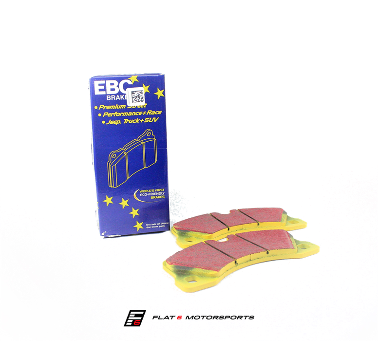 EBC Yellowstuff Ceramic Rear Brake Pads (Cayman / Boxster 718) - Flat 6 Motorsports - Porsche Aftermarket Specialists 