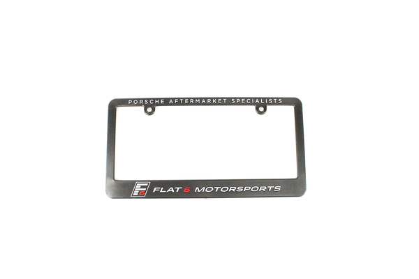 Flat 6 Motorsports License Plate Frame