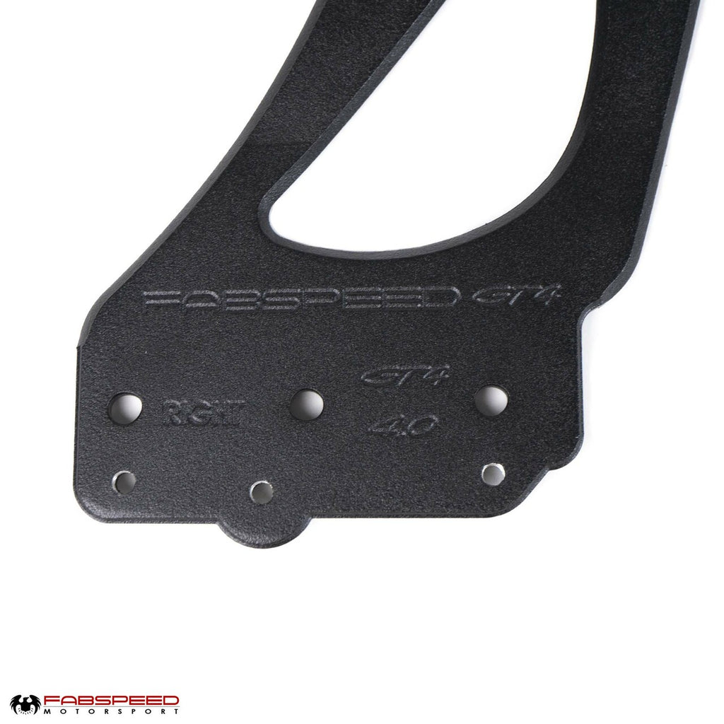 Gt4 Wing Riser Inch Fabspeed 718 GT4 Wing Risers | Flat 6 Motorsports