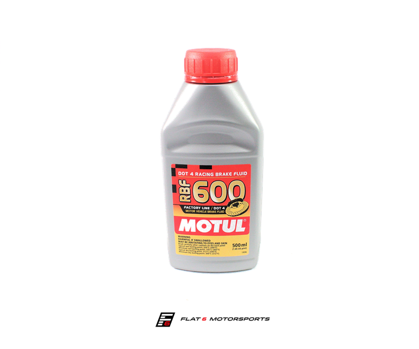 Motul 100% Synthetic RBF 600 - Racing Brake Fluid DOT 4 (0.5L)