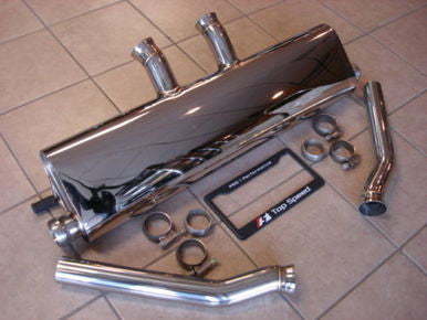 Top Speed Pro 1 Muffler System (Cayenne 958) - Flat 6 Motorsports - Porsche Aftermarket Specialists