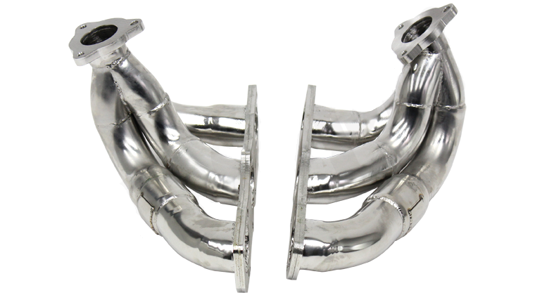 Cargraphic Stainless Steel Sport Manifold Set (991 Turbo) - Flat 6 Motorsports - Porsche Aftermarket Specialists 