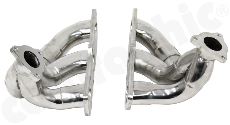 Cargraphic Stainless Steel Sport Manifold Set (991 Turbo) - Flat 6 Motorsports - Porsche Aftermarket Specialists 