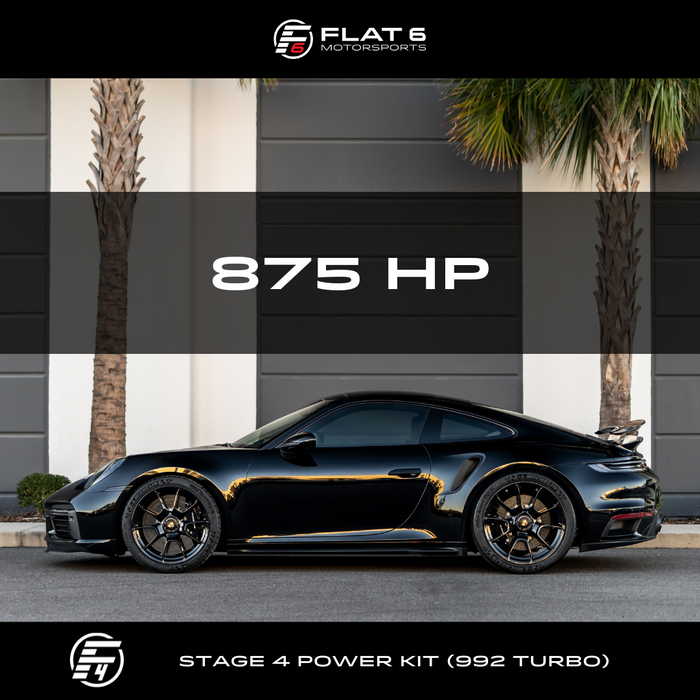 Flat 6 Motorsports - Stage 4 875HP Power Kit (992 Turbo)