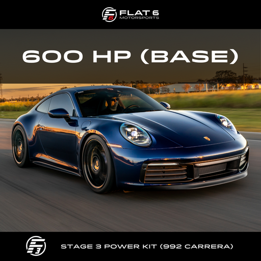 Flat 6 Motorsports - Stage 3 600HP Power Kit (992 Carrera)