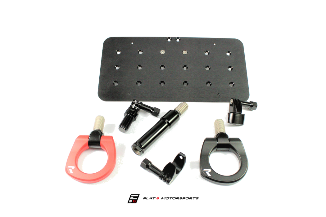 Raceseng Tug Plate - License Tag Relocator (Cayman / Boxster 981)