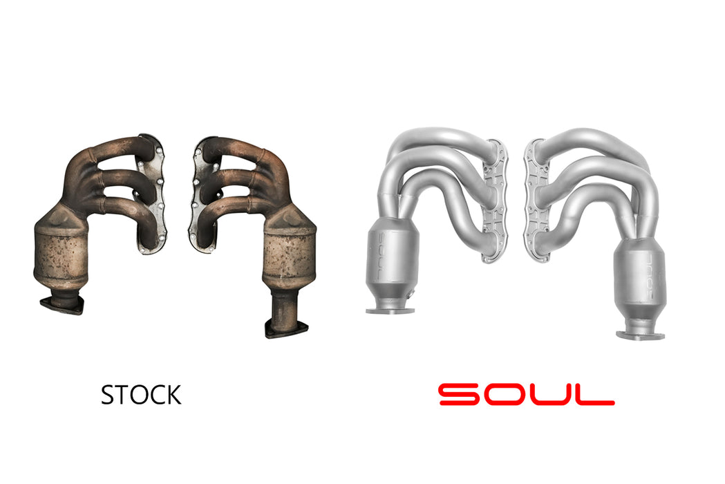Soul Performance Products - Long Tube Street Headers (991.1 Carrera)