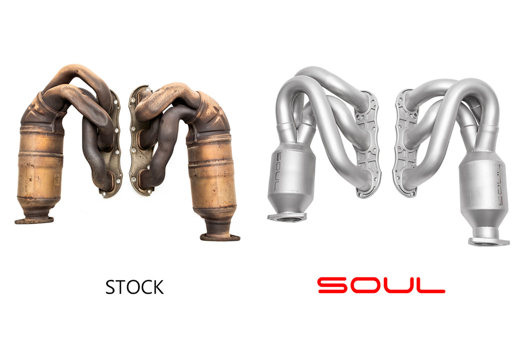 Soul Performance Products - Long Tube Street Headers (997.2 Carrera)