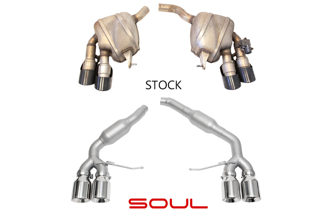 Soul Performance Products - Resonated Muffler Bypass Exhaust (Macan 2.0T)