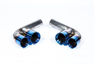 Top Speed Pro 1 Titanium Muffler Bypass Pipes w/ Quad Tips (996 Carrera / GT3)