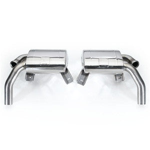 Tubi Style Sport Mufflers (996 Carrera) - Flat 6 Motorsports - Porsche Aftermarket Specialists