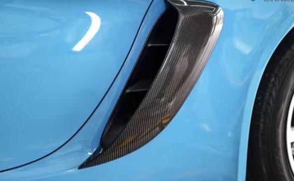 FF Carbon Fiber Side Air Intakes Vents For 2006-2012 Porsche Cayman Boxster 987 - Left & Right Pair