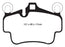 EBC Yellowstuff Ceramic Front Brake Pads (07-12 Cayman / Boxster 987) - Flat 6 Motorsports - Porsche Aftermarket Specialists 