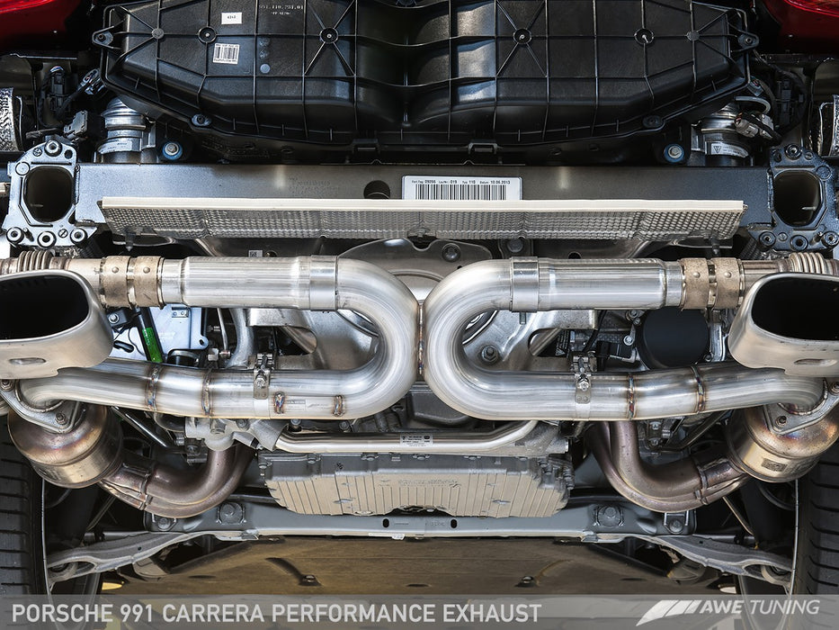 AWE Tuning Performance Exhaust (991.1 Carrera) - Flat 6 Motorsports - Porsche Aftermarket Specialists 