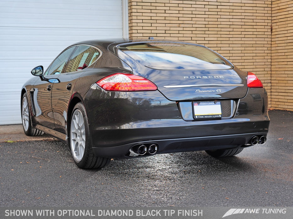 AWE Tuning Exhaust System (Panamera S) - Flat 6 Motorsports - Porsche Aftermarket Specialists 