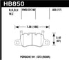 Hawk Street Performance Ceramic Rear Brake Pads (981/718 GT4)