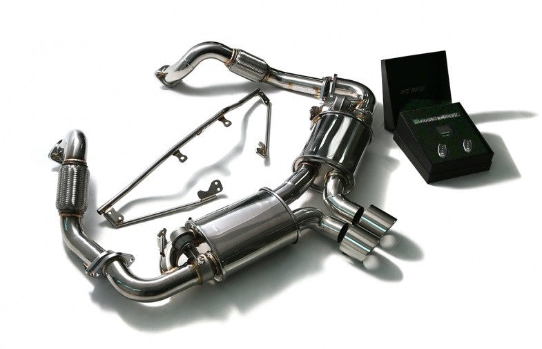 Armytrix Valvetronic Cat-Back Exhaust System (Cayman / Boxster 718) - Flat 6 Motorsports - Porsche Aftermarket Specialists 