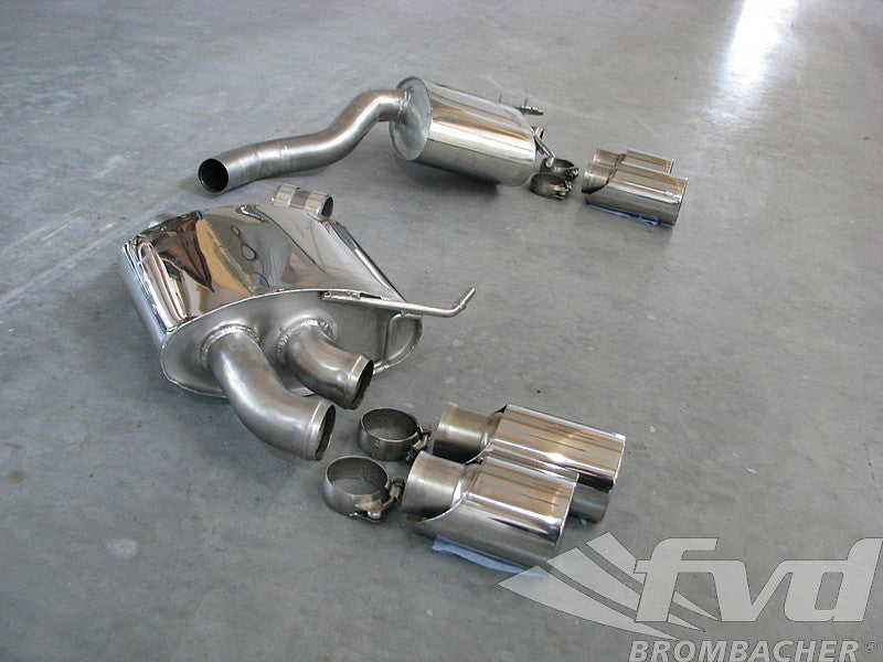 FVD Brombacher Sport Muffler System (Macan Turbo) - Flat 6 Motorsports - Porsche Aftermarket Specialists 