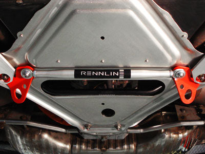 Rennline Bolt-in Subframe Stabilizer w/Tie Downs (718 Cayman and Boxster)