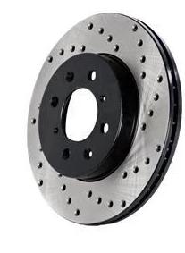 Stoptech Drilled Rear Brake Rotors (987)