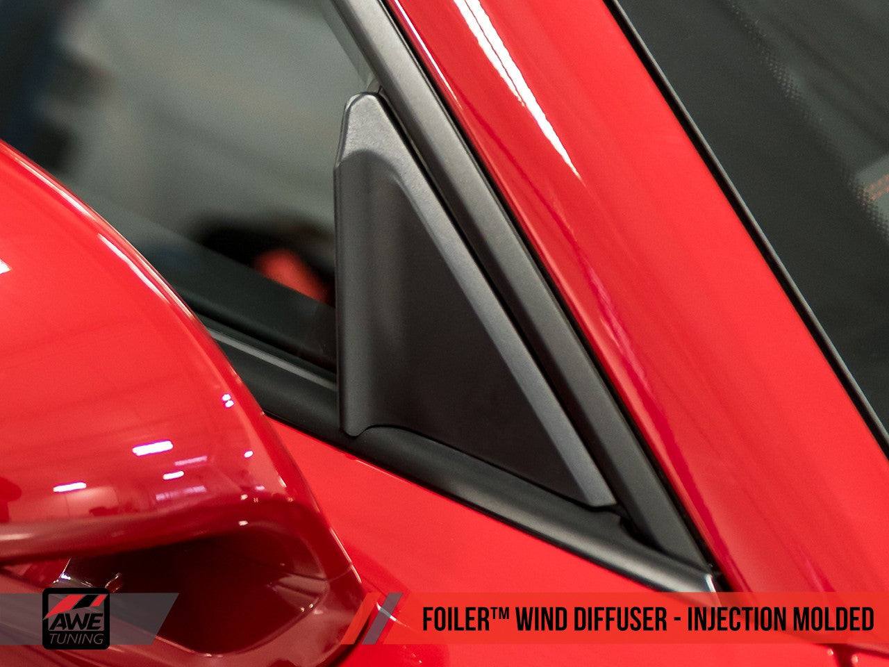 Wind Diffuser Car AWE Tuning 981 Foiler Wind Diffuser | Flat 6 Motorsports