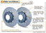 Girodisc 2-Piece 325mm Replacement Rear Rotor Upgrade Set (718 Boxster/Cayman S & GTS )