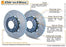 Girodisc 2-Piece OEM Replacement Rear Rotor Upgrade Set (718 Boxster/Cayman GTS 4.0)