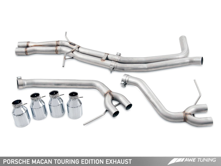 AWE Tuning Exhaust System (Macan Turbo) - Flat 6 Motorsports - Porsche Aftermarket Specialists 