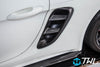 TWL Carbon - Carbon Fiber Intake Vent Covers (Cayman / Boxster 718)