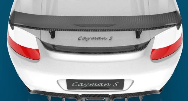 TWL Carbon - Carbon Fiber GT4 Style Spoiler (Cayman / Boxster 987)